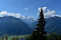 Fakultativer Ausflug - Harder Kulm - Standseilbahn - Blick auf Interlaken und Jungfraugruppe