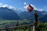 Fakultativer Ausflug - Harder Kulm - Standseilbahn - Blick auf Interlaken und Jungfraugruppe