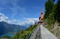 Fakultativer Ausflug - Harder Kulm - Standseilbahn - Blick auf Interlaken und Jungfraugruppe