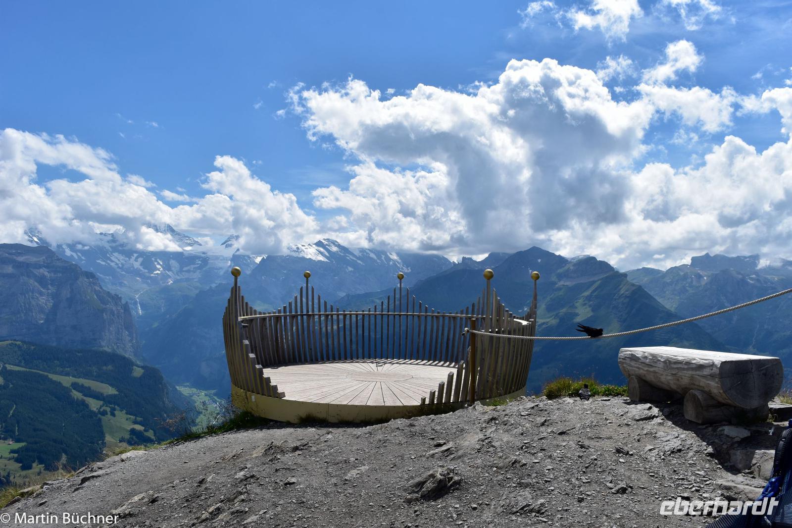 Wanderung vom Männlichen zur Kleinen Scheidegg - Gipfel des Männlichen