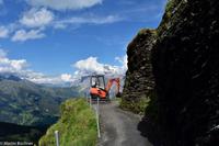Wanderung vom Männlichen zur Kleinen Scheidegg - Imposanter Arbeitsplatz