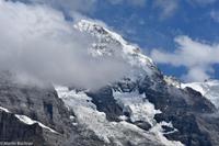 Wanderung vom Männlichen zur Kleinen Scheidegg - Der Mönch mit Eigergletscher