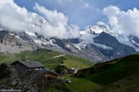 Wanderung vom Männlichen zur Kleinen Scheidegg - Ankunft Kleine Scheidegg - Eiger, Mönch, Jungfraujoch und Jungfrau