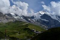 Wanderung vom Männlichen zur Kleinen Scheidegg - Ankunft Kleine Scheidegg - Eiger, Mönch, Jungfraujoch und Jungfrau