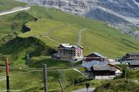 Wanderung vom Männlichen zur Kleinen Scheidegg - Ankunft Kleine Scheidegg - Eiger, Mönch, Jungfraujoch und Jungfrau
