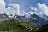 Wanderung vom Männlichen zur Kleinen Scheidegg - Ankunft Kleine Scheidegg - Eiger, Mönch, Jungfraujoch und Jungfrau