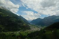 Blick auf Poschiavo