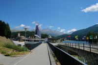 Der Bahnhof von St. Moritz