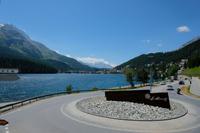Der  See in St. Moritz