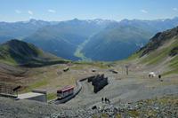 Die Bahn zum Weißfluhjoch