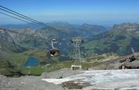 Bergpanorama - Bergstation Titlis (3.020 m) - Rotair - Die rotierende Seilbahngondel