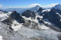 Blick vom Titlis auf den Wendengletscher