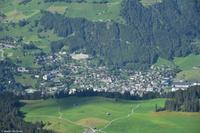 Blick von der Station Trübsee nach Engelberg