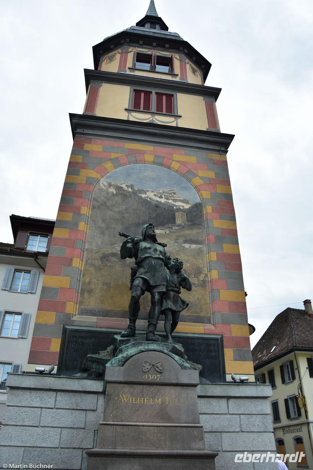 Altdorf - Tellendenkmal vor dem Türmli