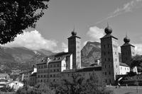 Brig - Stockalperpalast an der Alten Simplon(pass)straße