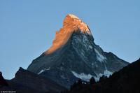 Alpenglühen - Sonnenaufgang am Matterhorn