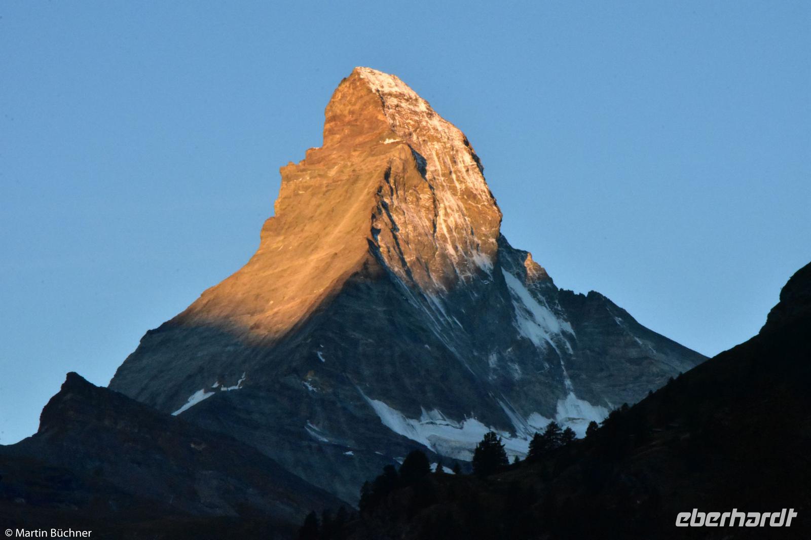 Alpenglühen - Sonnenaufgang am Matterhorn