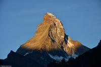 Alpenglühen - Sonnenaufgang am Matterhorn