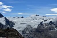 Gletscher Panorama Monte Rosa Gebiet