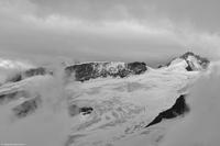Jungfraujoch - Blick von der Sphinx - Richtung Aletschhorn