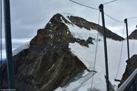 Jungfraujoch - Blick von der Sphinx - Richtung Mönch