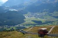 Blick auf St Moritz