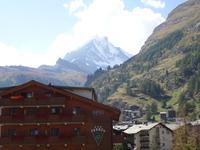 Matterhorn mit Hotel Perren