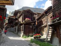 Zermatt, im alten Dorfkern 