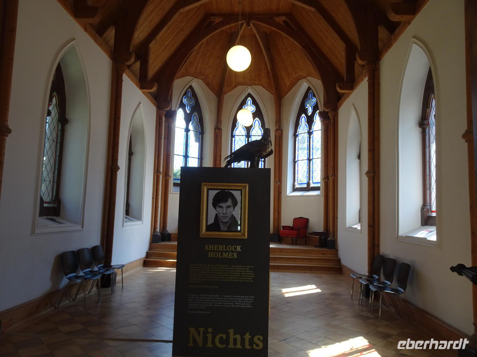 Meiringen, Kirche als Sherlock Holmes Museum