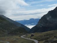 Fahrt über den Flüelapass