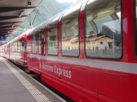 Fahrt mit dem Bernina-Express