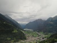 Fahrt mit dem Bernina-Express - Blick ins Val Poschavio