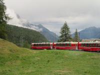 Fahrt mit dem Bernina-Express