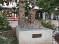 St. Moritz - Denkmal von Johannes Bartrutt