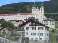 Fahrt mit dem Glacier-Express - Kloster Disentis