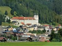 Fahrt mit dem Glacier-Express - Kloster Disentis
