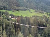 Fahrt mit dem Glacier-Express - Hängebrücke bei Bellwald