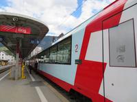 Fahrt mit dem Glacier-Express - Halt in Brig