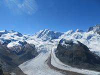 Zermatt - auf dem Gornergrat - Gornergletscher