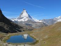 Zermatt - Wanderung zum Riffelsee und nach Riffelberg - Matterhorn-Spiegelung