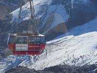 Zermatt - Fahrt auf das Kleine Matterhorn - die alte Kabinenbahn von Trockerner Steg auf das Kleine Matterhorn