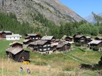 Zermatt - Wanderung von Furi zurück nach Zermatt - alter Ortsteil See