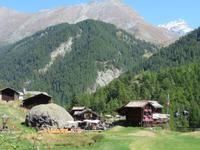 Zermatt - Wanderung von Furi zurück nach Zermatt - alter Ortsteil Blatten