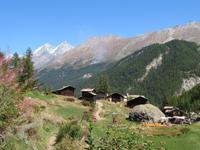 Zermatt - Wanderung von Furi zurück nach Zermatt - alter Ortsteil Blatten