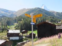 Zermatt - Wanderung von Furi zurück nach Zermatt - alter Ortsteil Blatten