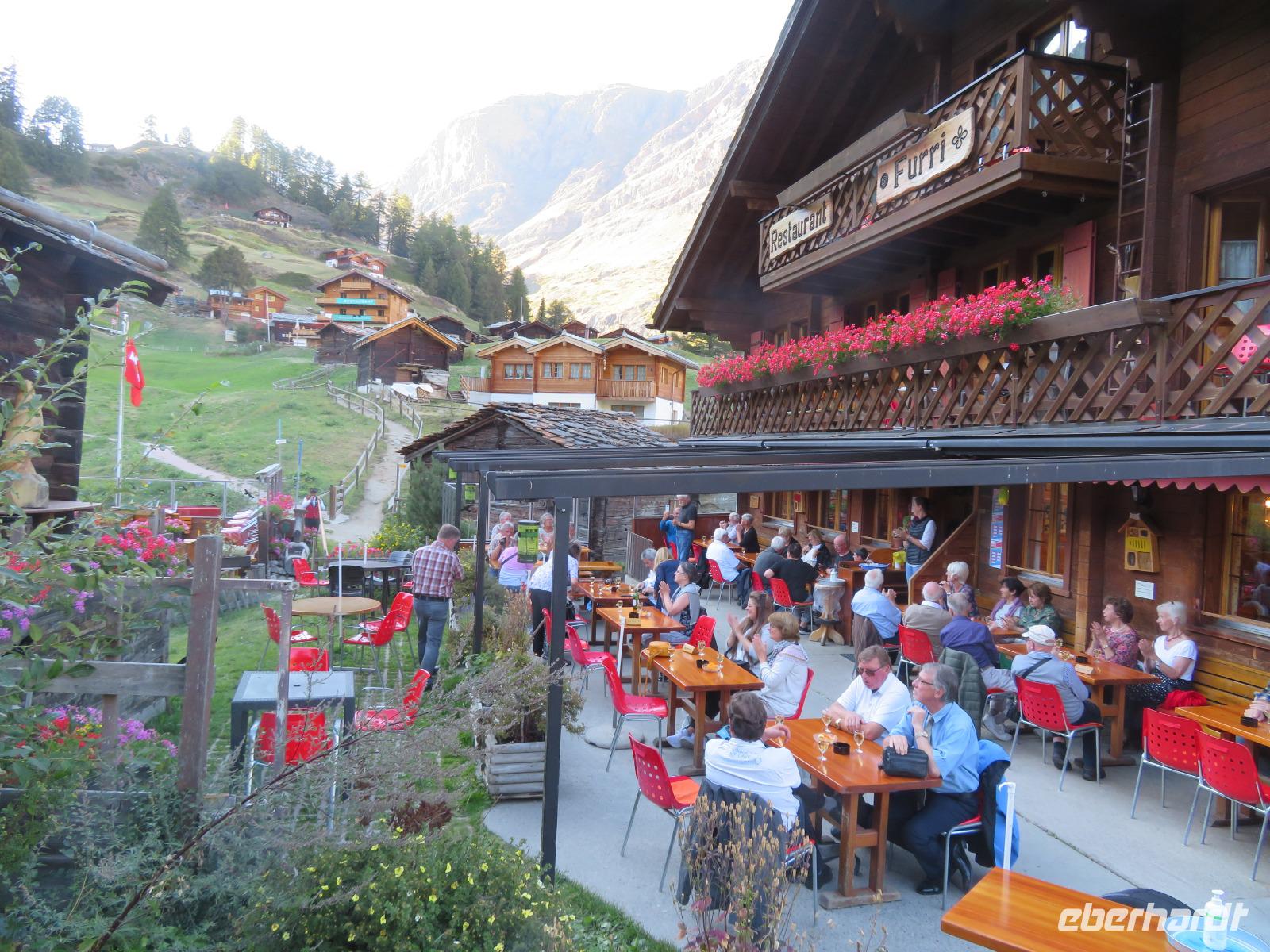 Zermatt - Racletteabend auf Furi
