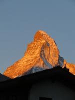 Zermatt -Sonnenaufgang am Matterhorn