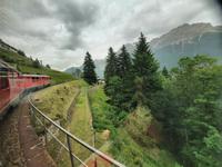 Fahrt mit dem Bernina-Express