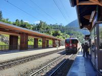 Filisur - Einfahrt des Glacier-Express
