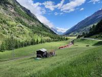 Mattertal - Blick nach Täsch 